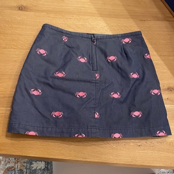 Lilly Pulitzer Girls Stretch Denim Skort - Picture 2 of 3